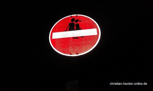 Traffic sign in bonn
