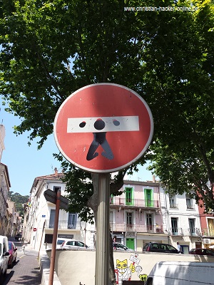 Traffic sign in sete